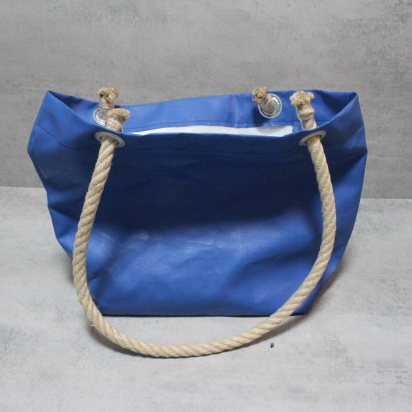 Shopper - große Tasche aus Turnmatte - blau